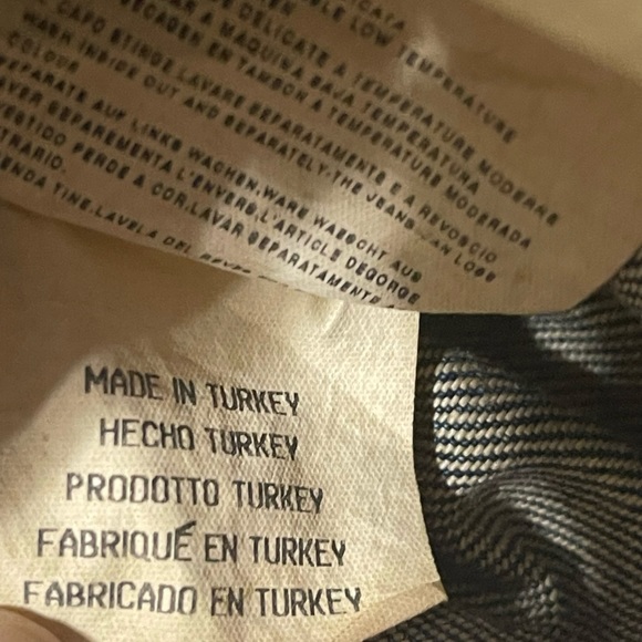 Vintage Guess Jean Denim Jacket Blue Knot Long Sleeve Women's Size X-Large - Picture 7 of 14